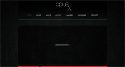 Desktop Screenshot of opusxmusic.com